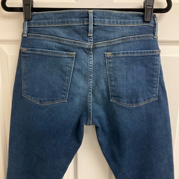 Frame Le Garcon Womens Size 26 Slouchy Dark Wash Mid Rise Boyfriend Jeans - Picture 5 of 11